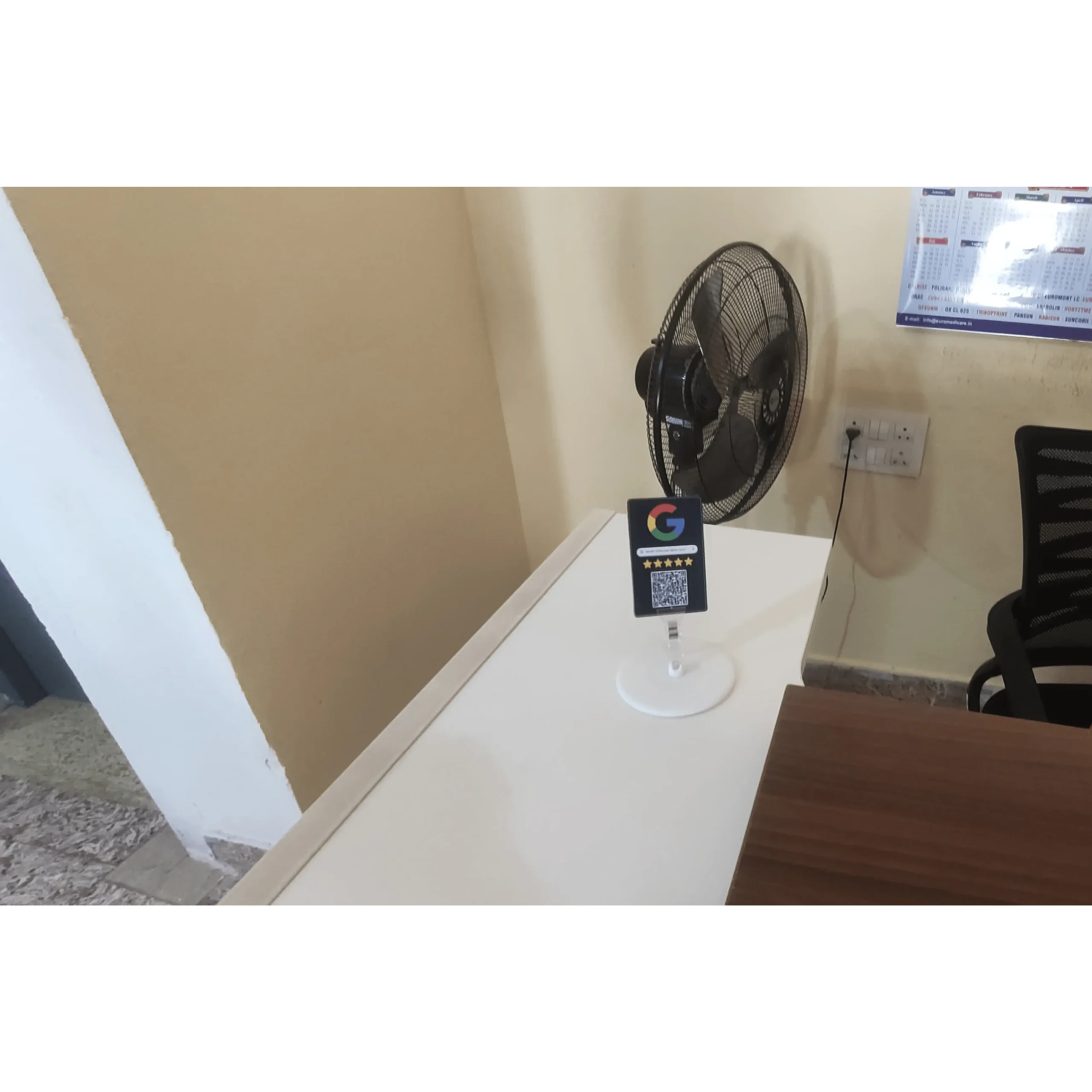 google qr review card