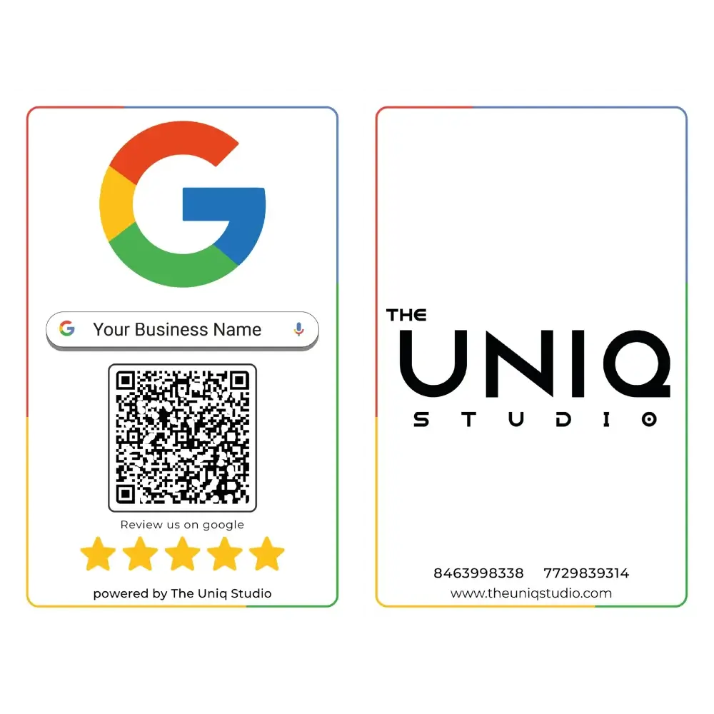 google review card